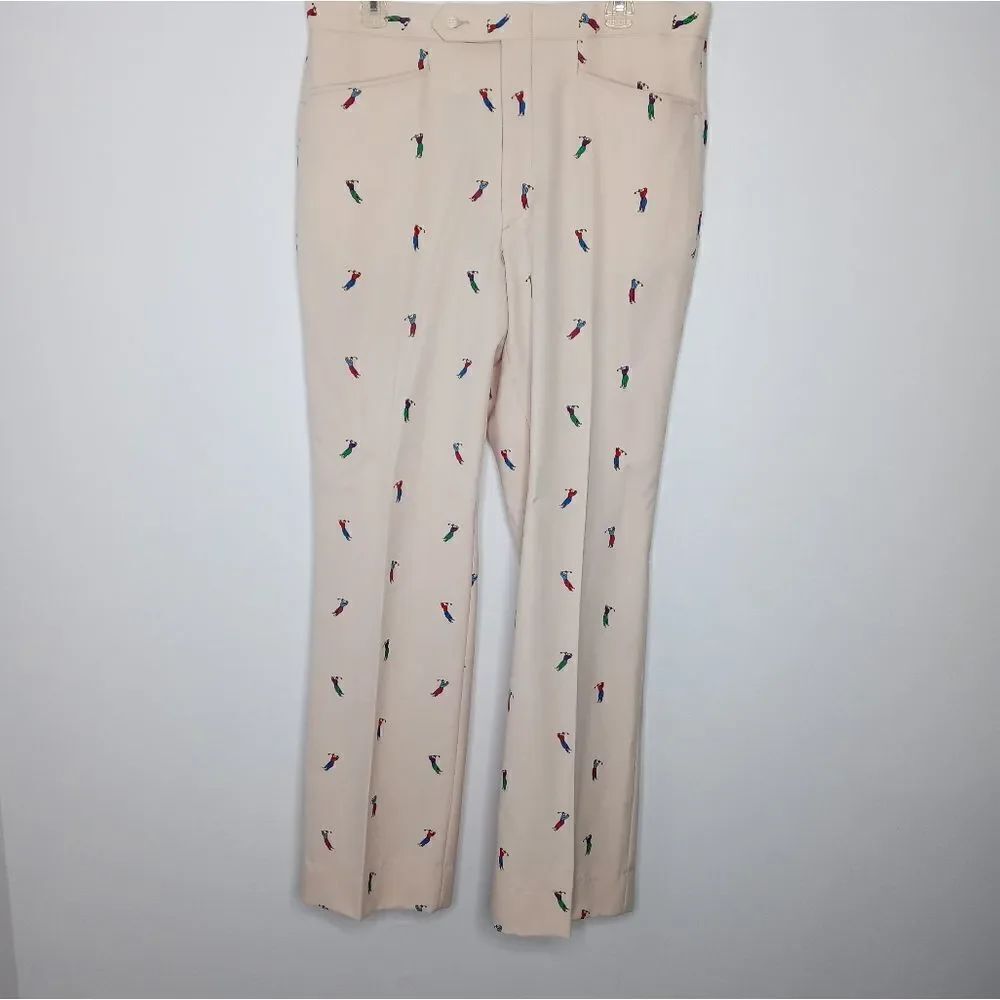 Sansabelt Vintage 80s Sansabelt Pants Golfer Print